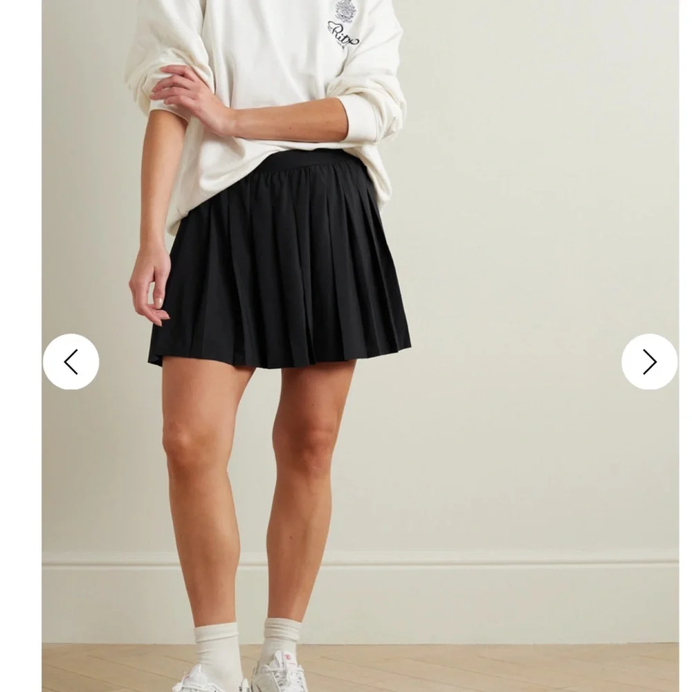 ALO Yoga Varsity pleated stretch-jersey tennis skirt XS